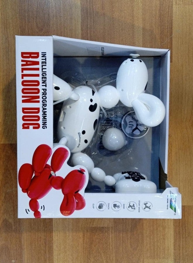 EXOMOON 2.4G Intelligent Programming Balloon Dog Voice Control Cute Smart Stunt RC Dog for Kids - Image 5
